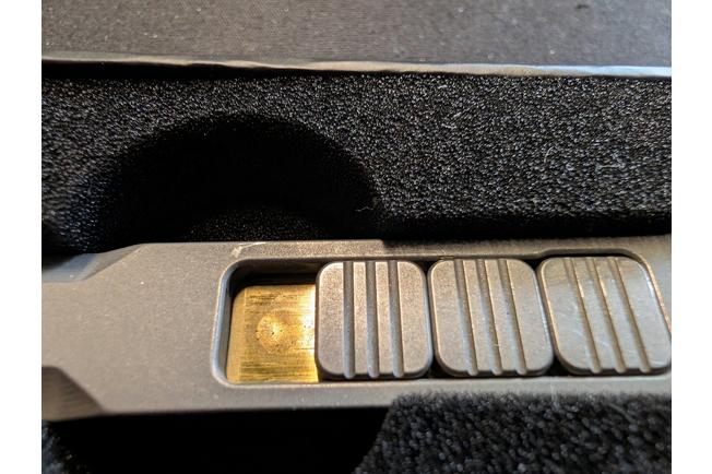 Image for Big Idea Design Ti Pry Bar TI-PB-SW Stonewashed Titanium, fidget pry bar