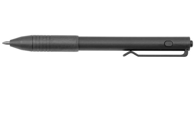 Image for Big Idea Design Dual Side Click Pen DSC-SW Stonewashed Titanium, auto-adjusting everyday carry pen