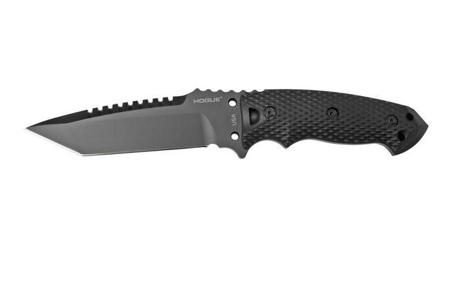 Afbeelding voor Hogue EX-F01 5.5" Tanto Black G10, A2-staal, 35129 vaststaand mes