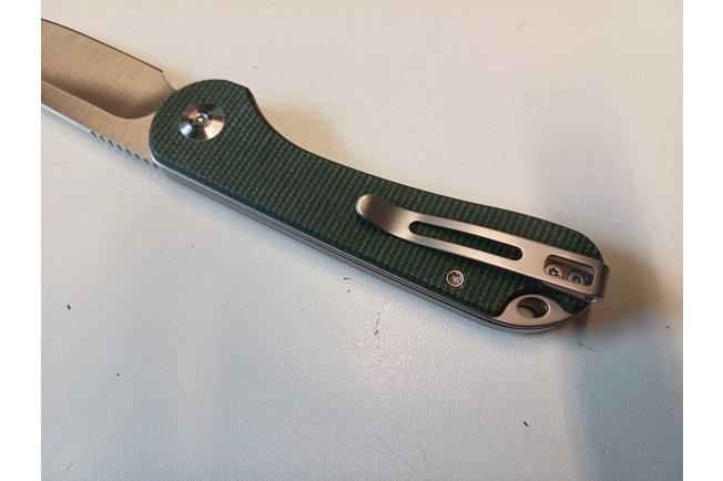 Image for Civivi Elementum Slip Joint C18062AJ-2 Satin, Green Micarta, slipjoint pocket knife