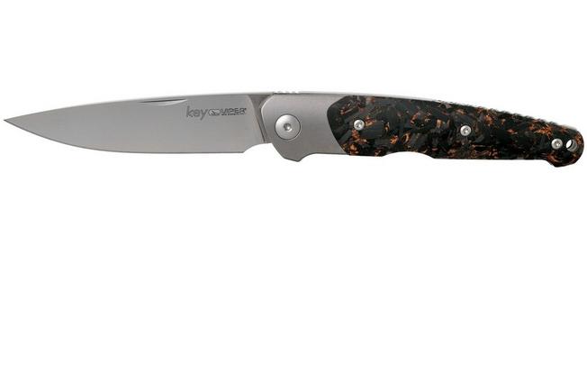 Afbeelding voor Viper Key V5978FCSC Bolster Copper Carbonfiber Knivesandtools Exclusive zakmes