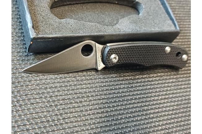 Imagen para Spyderco Bug Black G10 C133GBKP, navaja llavero