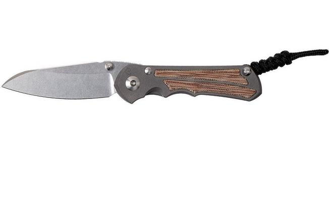 Image pour Chris Reeve Inkosi Small Natural Micarta Inlays Insingo couteau, droitier