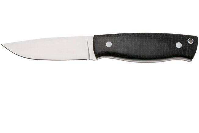 Image for Nordic Knife Design Forester 2002, Satin 14C28N, Bison Micarta, fixed knife