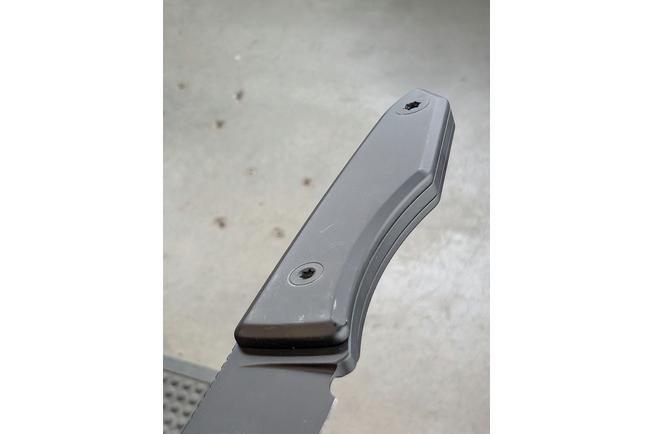 Image for Big Idea Design Ti Lookout Fixed Blade TI-LO Stonewashed Titanium, Böhler M390, fixed knife, Mak Kelsay design