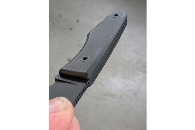 Image for Big Idea Design Ti Lookout Fixed Blade TI-LO Stonewashed Titanium, Böhler M390, fixed knife, Mak Kelsay design