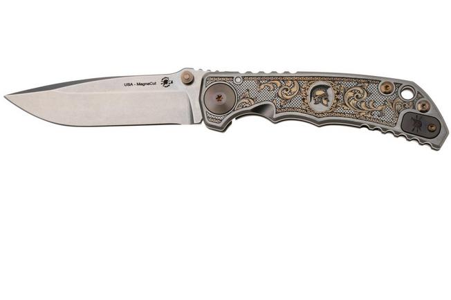 Image pour Spartan Blades Harsey Folder SF5FLRISHS Flourished 2023 Special Edition, couteau de poche, Bill Harsey design