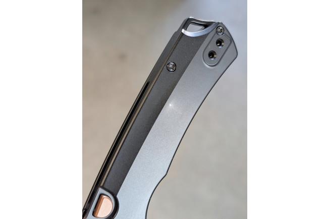 Image for Kizer Task 1 BD KI3490.2BDA2 T1 BD Sunset PVD Elmax, Black Aluminium, pocket knife, Uli Hennicke design
