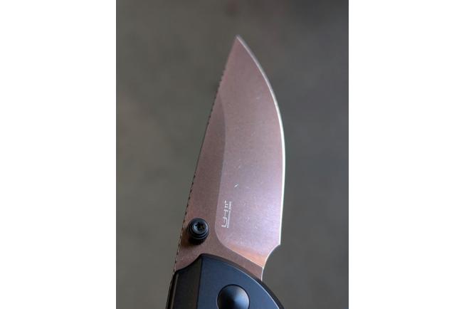 Image for Kizer Task 1 BD KI3490.2BDA2 T1 BD Sunset PVD Elmax, Black Aluminium, pocket knife, Uli Hennicke design
