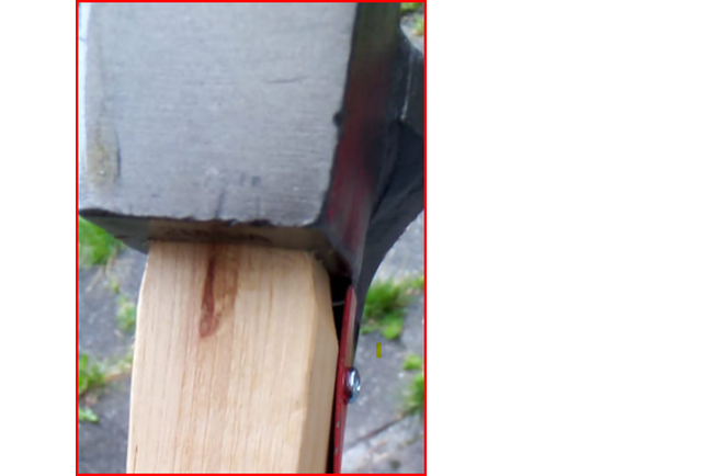 Image for Adler Long Splitter, red-black, splitting axe