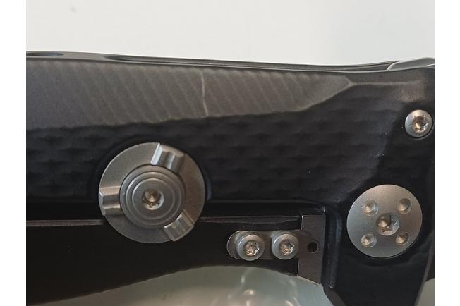 Image for LionSteel SR11 Aluminum Black, satin blade, SR11 A BS pocket knife