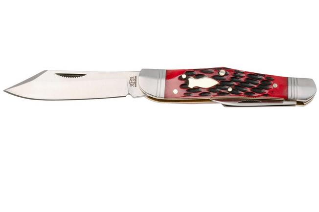 Image for Rough Ryder Reserve Splitback Whittler RRR047, D2, Red Jigged Bone, slipjoint pocket knife