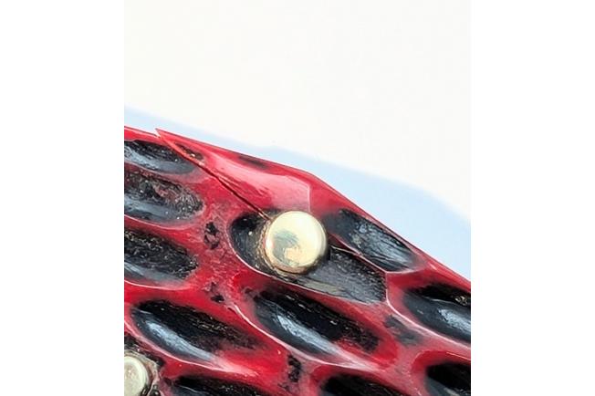 Image for Rough Ryder Reserve Splitback Whittler RRR047, D2, Red Jigged Bone, slipjoint pocket knife
