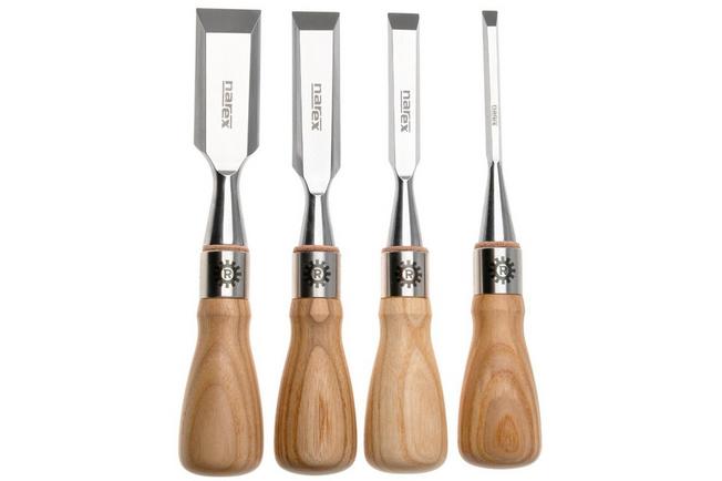 Image for Narex Richter Premium Bevel Edge Butt Chisel Set 853800, chisel set 6-13-19-25 mm, 4 pcs