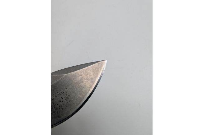 Image for CRKT Minimalist Nessmuk 2376 Stonewashed D2, Green Black Micarta, neck knife, Alan Folts design