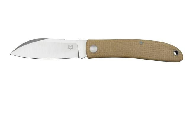 Image for Fox Knives Livri, M390, Natural Jute Micarta, 273MI pocket knife