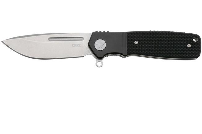 Afbeelding voor CRKT Homefront Compact K246KXP Stonewashed CPM S35VN, Black G10, zakmes, Ken Onion design