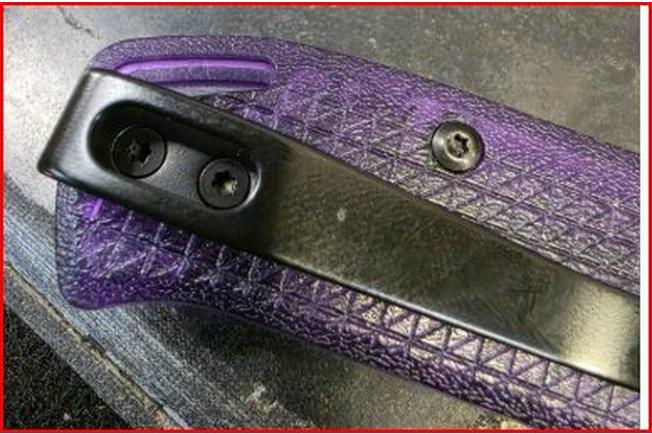 Afbeelding voor Flytanium Arcade Lite FLY-1395PB, DLC AUS-10A, Purple Polycarbonate, zakmes