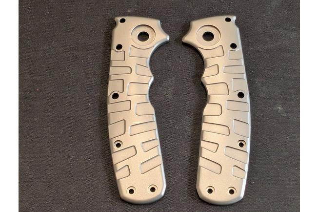 Bild für Lex Custom Demko Shark-Cub Scales Glass Bead Blasted Titanium, Griffschalen