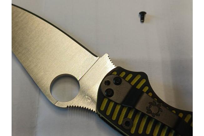 Afbeelding voor Spyderco Paramilitary 2 Salt CPM MagnaCut C81GBKYLMCP2 Yellow Black G10 zakmes