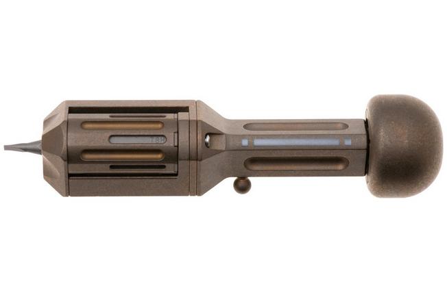 Image for StraightLine Revolve 2.0 Bit Driver, RV2-BRSW, Bronze Anodized/Stonewashed, screwdriver, Audacious Concept & Igor Bortolussi design