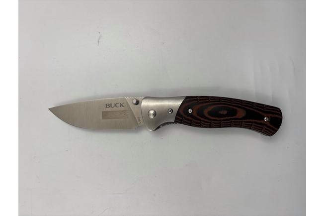 Image for Buck Selkirk micarta pocket knife with firesteel, 0836BRS-B