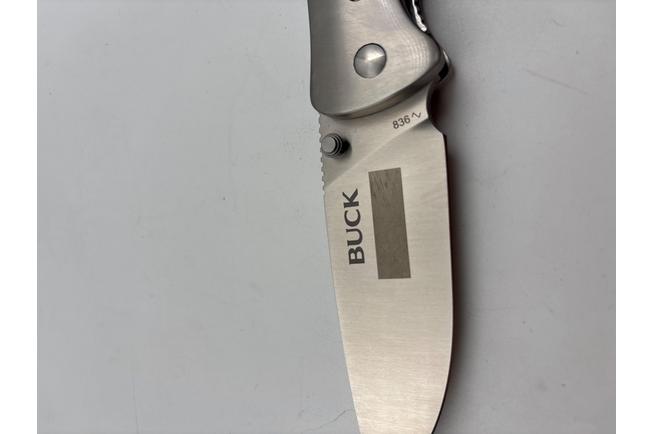 Image for Buck Selkirk micarta pocket knife with firesteel, 0836BRS-B