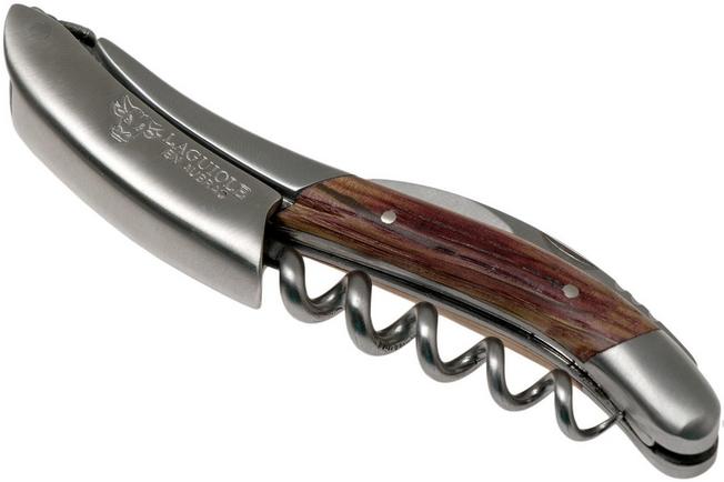 Image for Laguiole en Aubrac sommerlier's knife wine infused oak wood