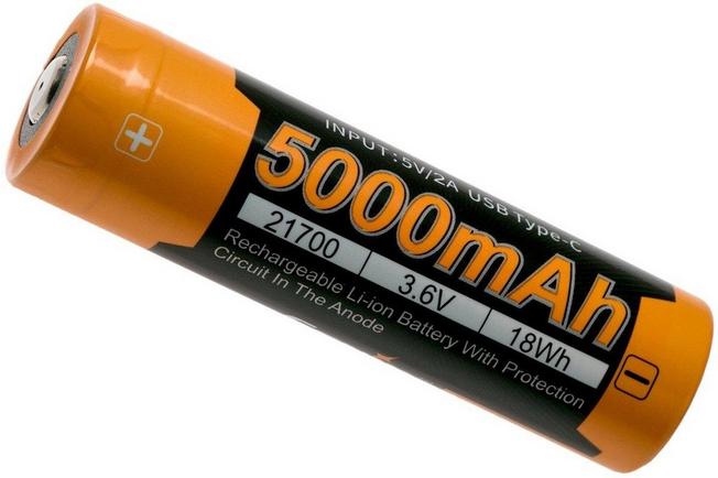 Image for Fenix ARB-L21-5000 21700 Li-ion battery, 5000 mAh