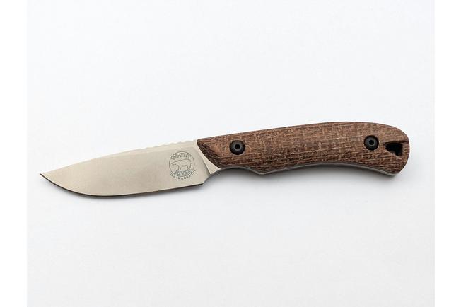 Image pour White River Knives Axiom WRSS-AXM-BNA Stonewashed Magnacut, Natural Burlap Micarta, couteau de chasse, Smith and Sons design