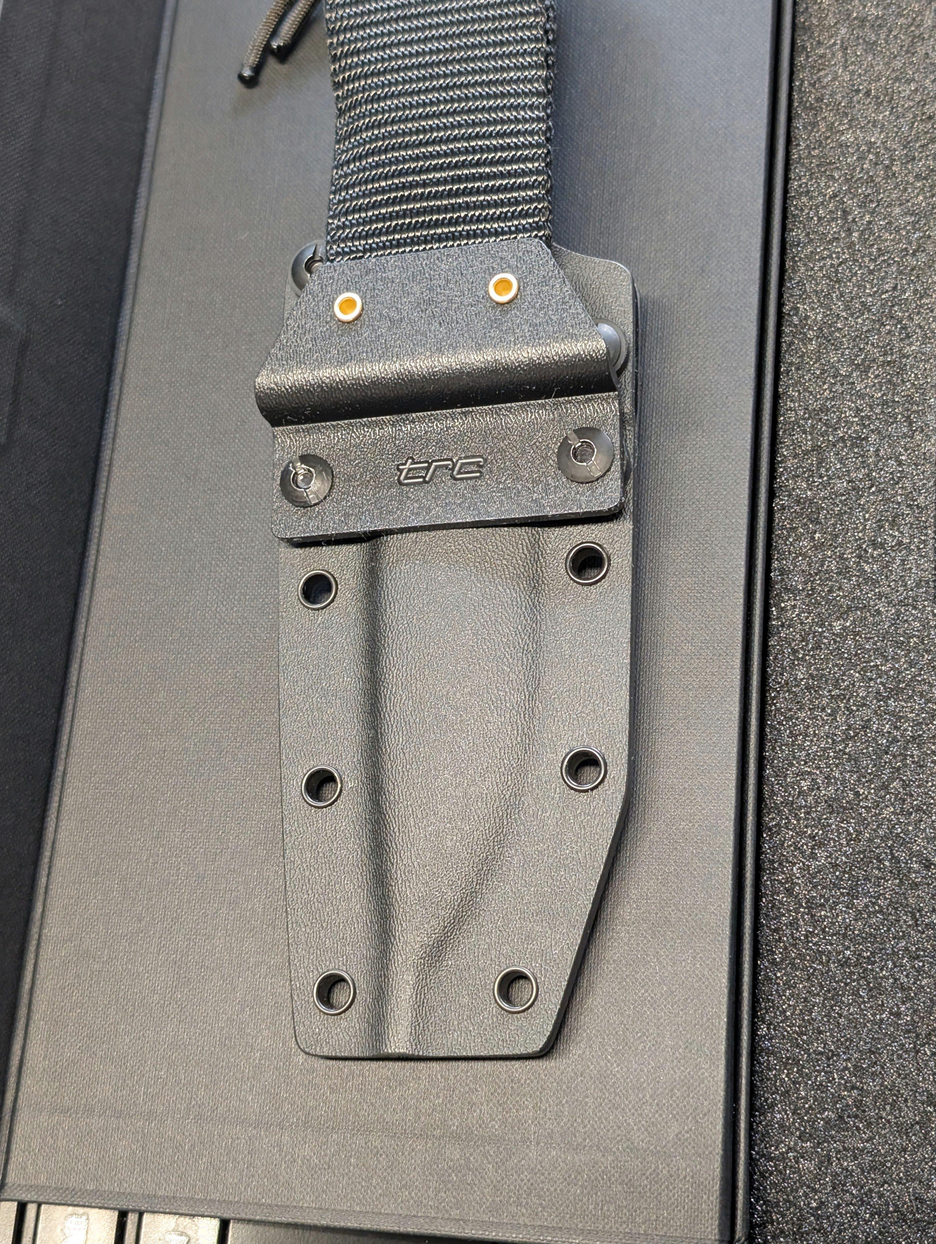 TRC Knives South Pole, Satin Magnacut, Black Canvas Micarta, survival ...