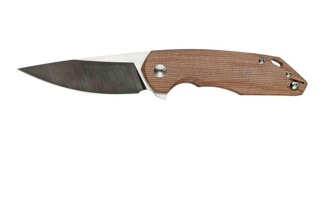 Immagine per GiantMouse ACE Corta Natural Canvas Micarta coltello da tasca, Ansø and Voxnaes design