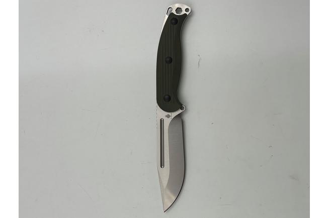Image for Kizer Ursa Major 1082A2, Satin AEB-L, Olive Green G10, fixed knife, Maksim Epifantsev design