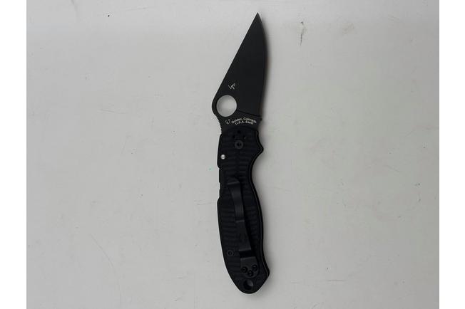 Image for Spyderco Para 3 Salt Black DLC CPM MagnaCut C223GMCBKP Black G10, pocket knife