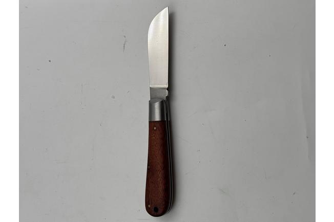 Image for Otter Anchor Knife 173 Large Carbon, Sapeli, Brass Anchor, pocket knife