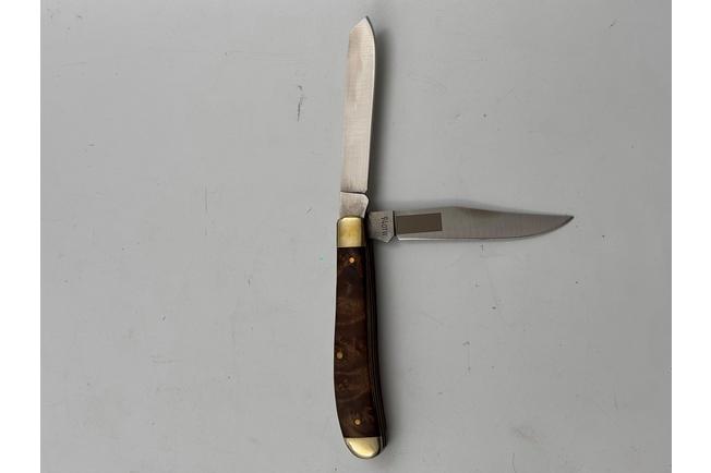 Image for Old Timer Gunstock Trapper 94OTWDesert Ironwood, slipjoint pocket knife