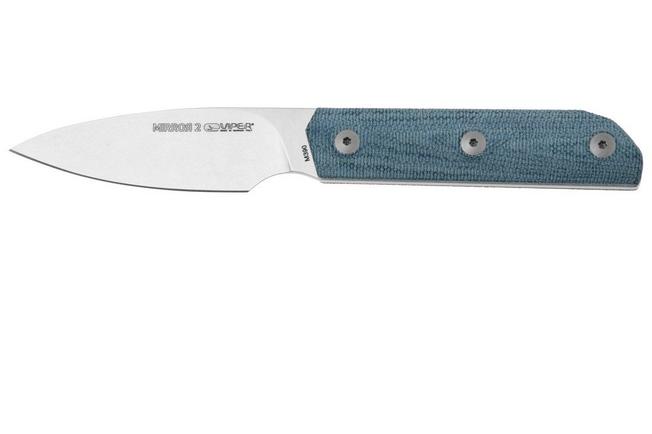 Afbeelding voor Viper Mirror 2 VT4064CD Böhler M390, Denim Canvas Micarta, vaststaand mes
