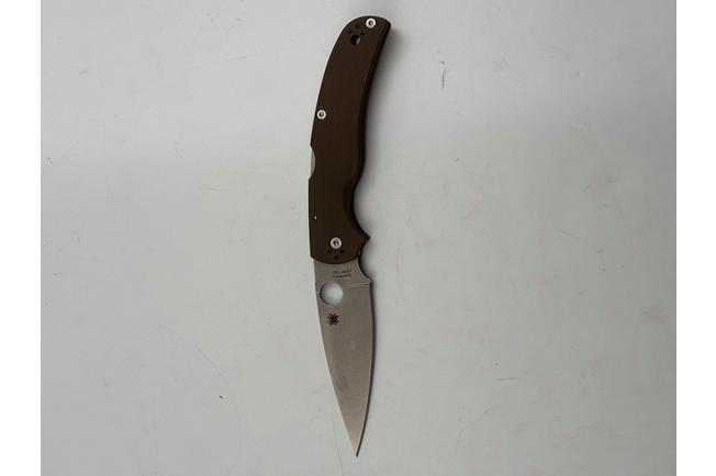 Afbeelding voor Spyderco Native Chief C244GPBN15V, Sprint Run, Stonewashed CPM 15V, Brown G10 zakmes