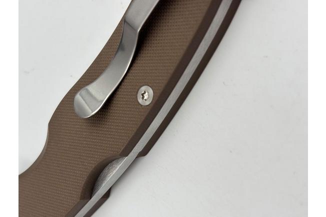 Afbeelding voor Spyderco Native Chief C244GPBN15V, Sprint Run, Stonewashed CPM 15V, Brown G10 zakmes