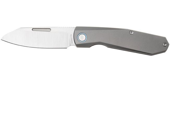 Obraz dla Nóż składany Remette RT-Squirrel RTDP-G M390, Grey Titanium