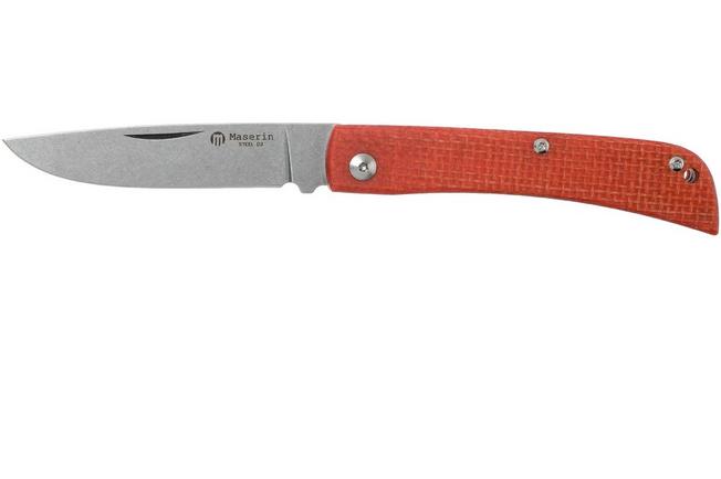 Obraz dla Nóż składany Maserin Scout Red Micarta, 163-MR