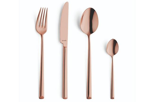 Bild für Amefa Metropole Copper 1170 Besteckset 24-teilig in Holz-Besteckkoffer