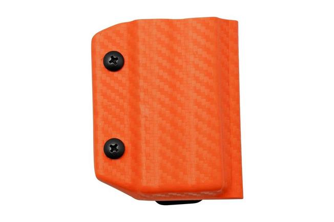Image pour Clip And Carry Kydex Sheath SOG Powerlock, Carbon Fiber Orange SPWRLK-CF-ORNG étui de ceinture