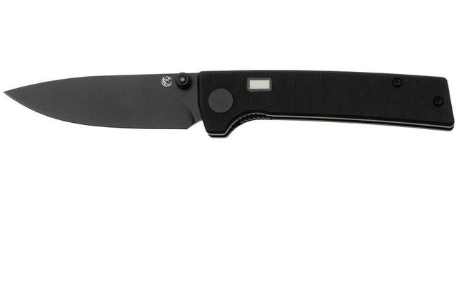 Image for Glow Rhino Fermi FERMI-XG-ZG, PVD D2, Black G10 Black Thumbstud, pocket knife