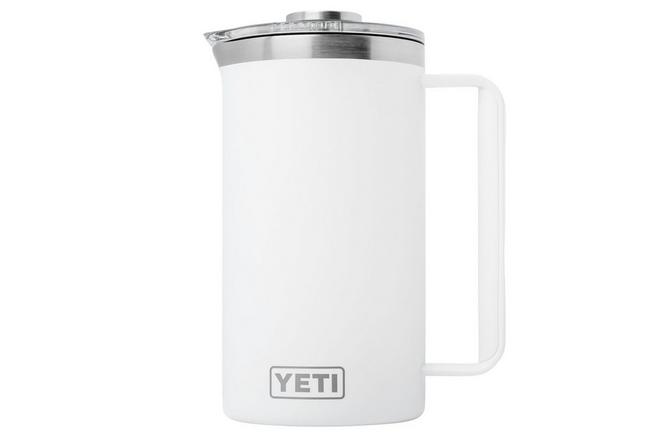 Image pour Yeti Rambler French Press 34oz Twist-To-Lock Lid, White, cafetière à piston isotherme, 1L