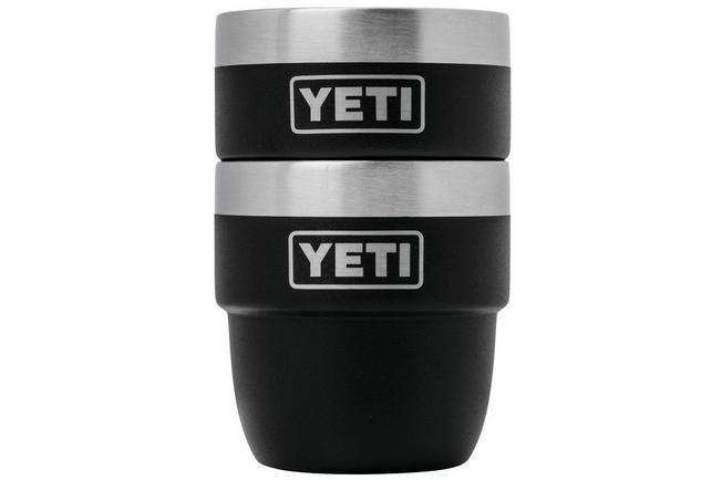 Image for Yeti Rambler Stackable Espresso Cups 4oz, Black, stackable thermos cups, 118 ml