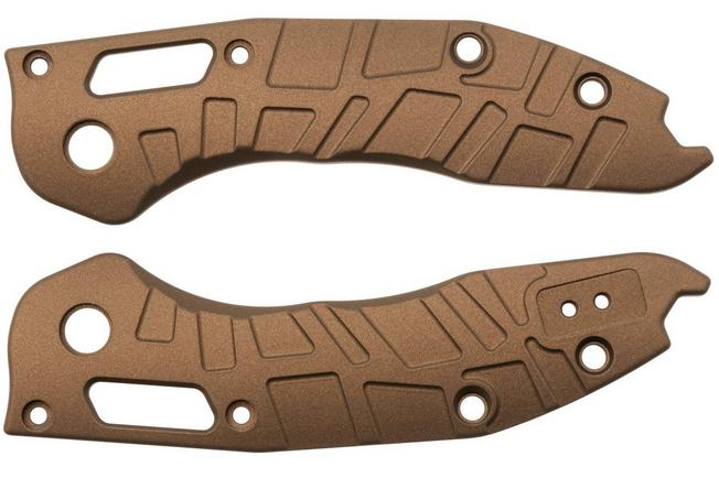 Image pour Lex Custom Microtech Stitch Scales V2 MS2TH148, Burnt Bronze Titanium, plaquettes de manche