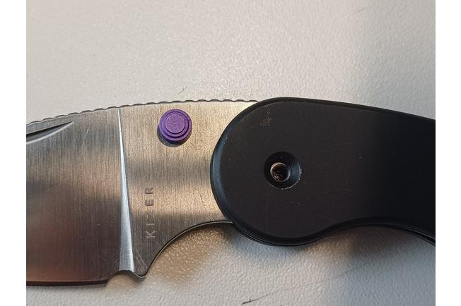 Bild für Kizer Microbe DSJ AirTi Ki2742DSJA1, Satin S35VN, Black Aluminium Taschenmesser, Maksim Epifantsev Design