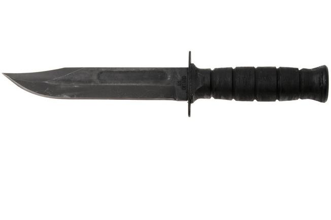 Bild für Ontario Marine Combat Knife 8180 Black 1095, Black Leather, Survivalmesser