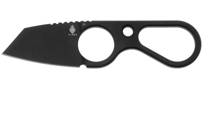 Imagen para Kizer Bowtie 1061A2 Black D2, cuchillo de cuello